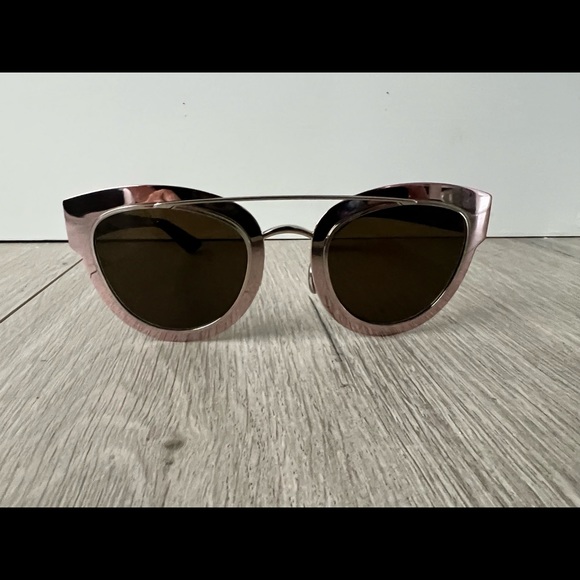 NEW Christian Dior Chromic Cat Eye Pink/Black/Silver Sunglasses Retail $598 - Picture 5 of 6